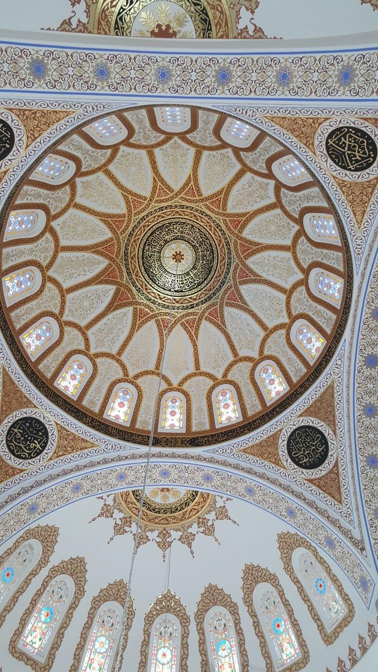 Cami Hat Sanatı Nakkaş - 023 -  Cami Kubbe Süsleme Sanatı