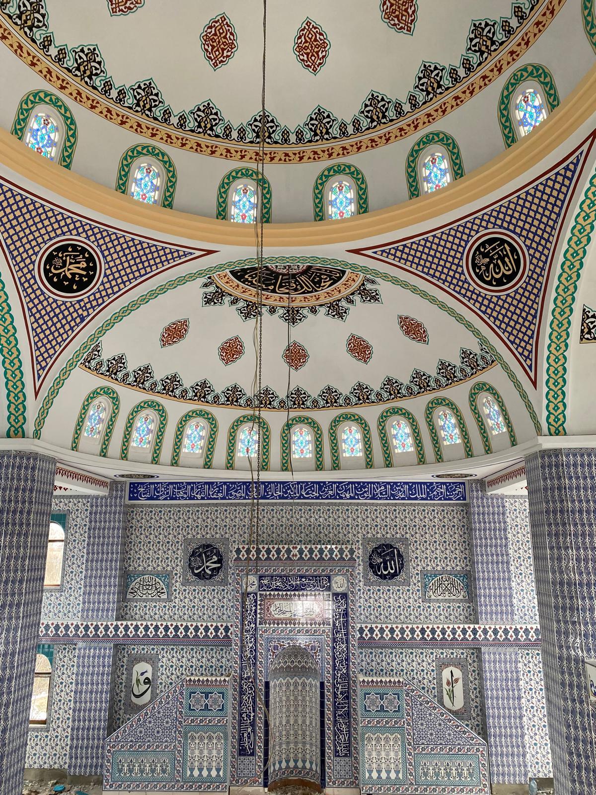 Cami Hat Sanatı Nakkaş - 009 - Kalem İşi Duvar Süsleme