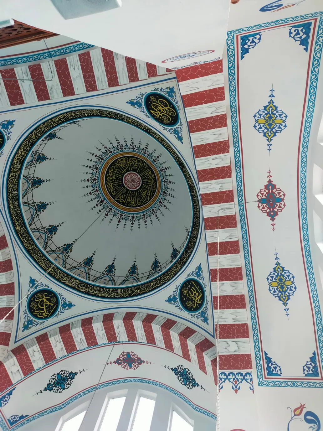 Cami Nakkaş Ustası - 017 -  Cami Tavan Motifleri