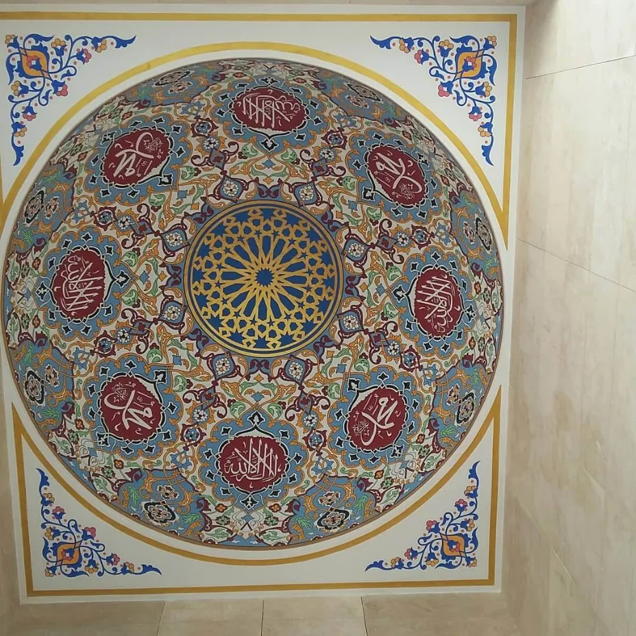 Cami Nakkaş Ustası - 018 - Cami Nakkaş Tavan Modelleri