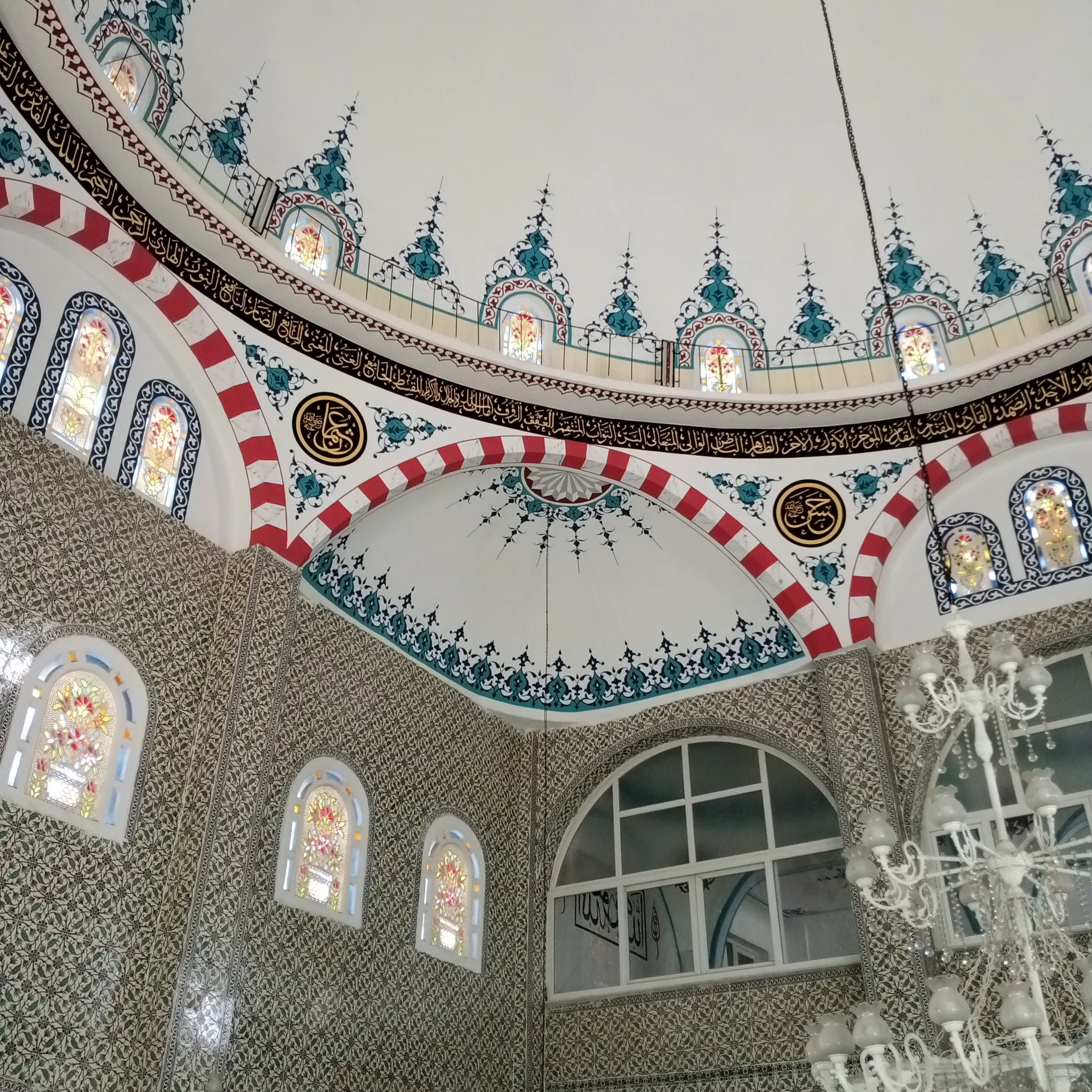 Cami Nakkaş Ustası - 020 - Cami İçi Kubbe Nakkaş Süsleme